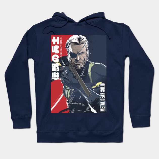 Big Boss - Legendary Soldier V1 Hoodie by Vector Volt